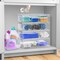 Sorbus Acrylic Storage Containers with Pull-Out Drawers - 4 Pack 12” Long Clear Stackable Storage Bins Set